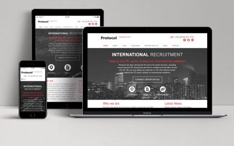 International Recruitment website