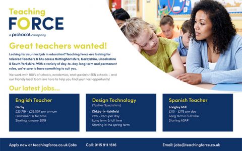 Teaching Force advert