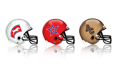 American Football Helmets